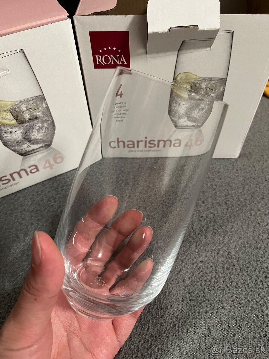 RONA LONG DRINK poháre 8ks (Nové) - 2