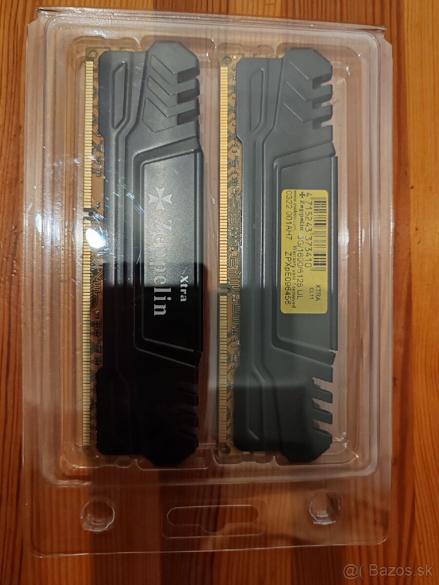 Predám pamäť RAM DDR3 2X8GB 1600MHz ZEPPELIN KIT - 2