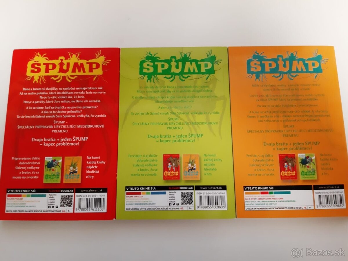 Ali Sparkes Splašené pavúky (Špump 1), Otravné muchy (Špump - 2