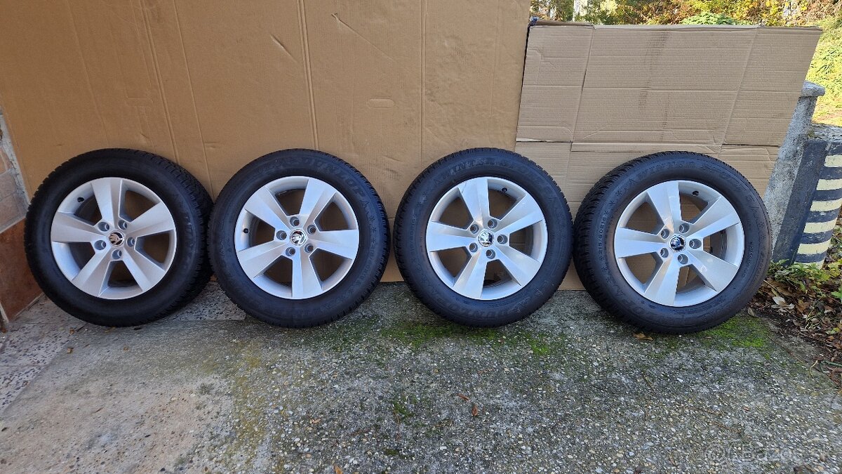 Zimné 215/60 R16, 5x112, 6,5J, ET41 Škoda Superb - 2