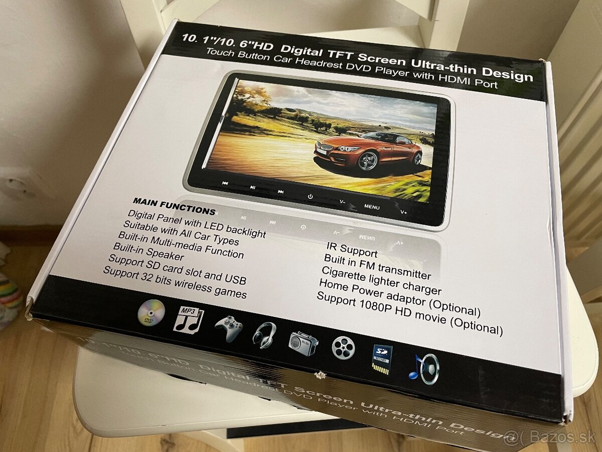 LCD 10" (cca 27cm) multimediálny prehrávač - 2