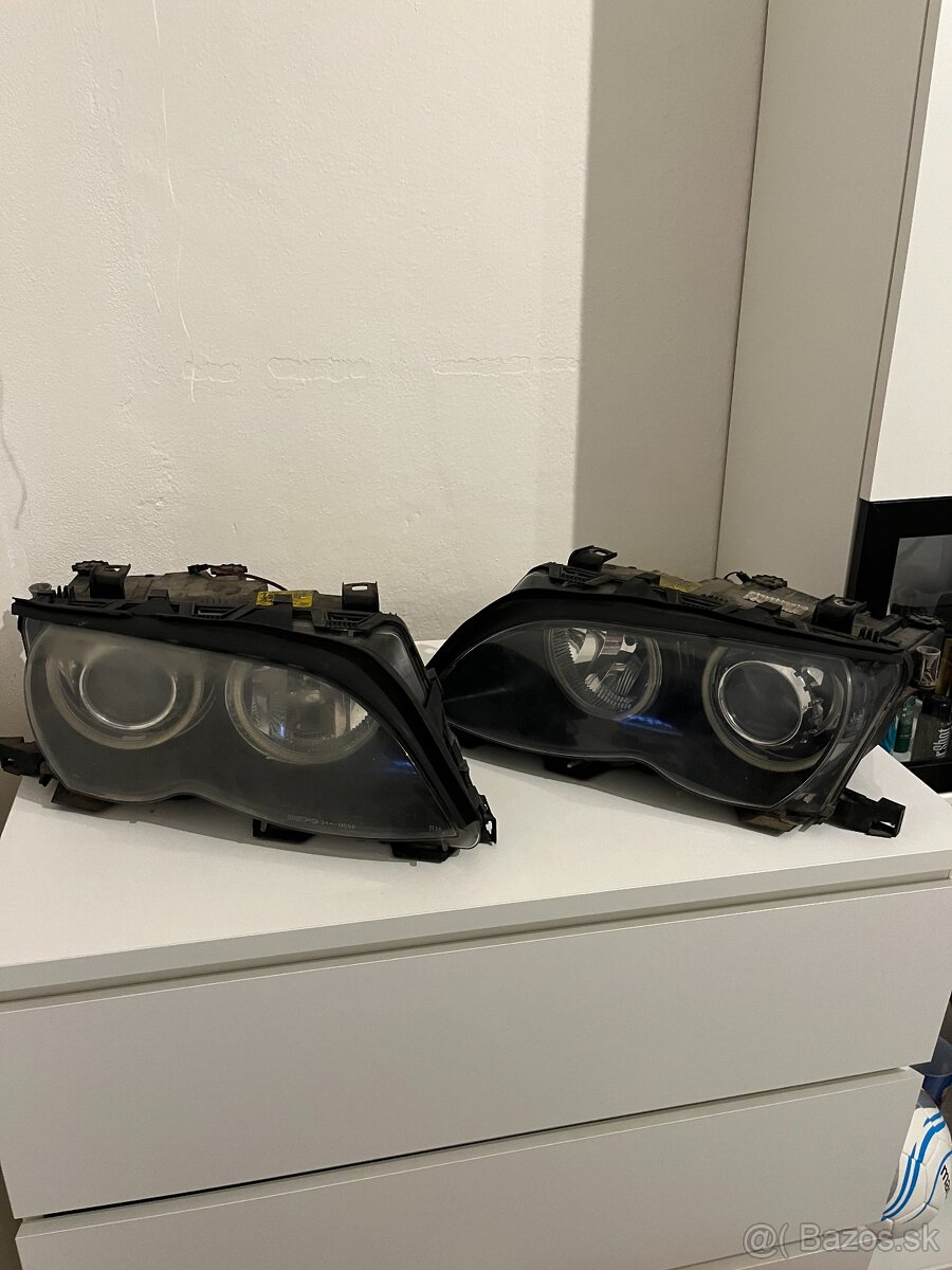BMW e-46 predné xenonové svetlomety - 2