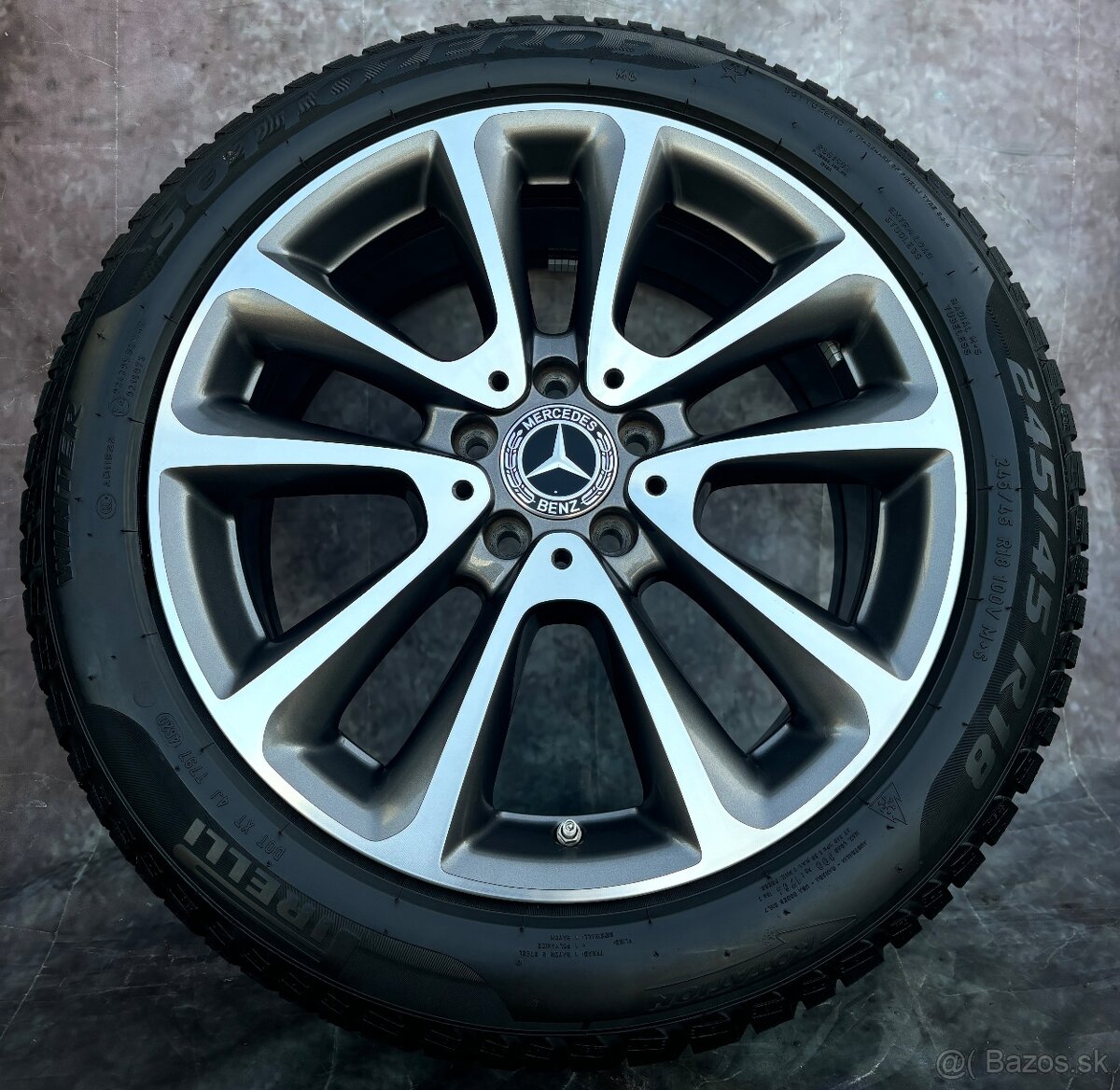 Zimní orig sada Mercedes Třídy E213 2 rozměr top pneu - 2