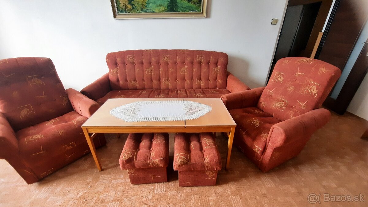 Gauč, obyv.stena - 2