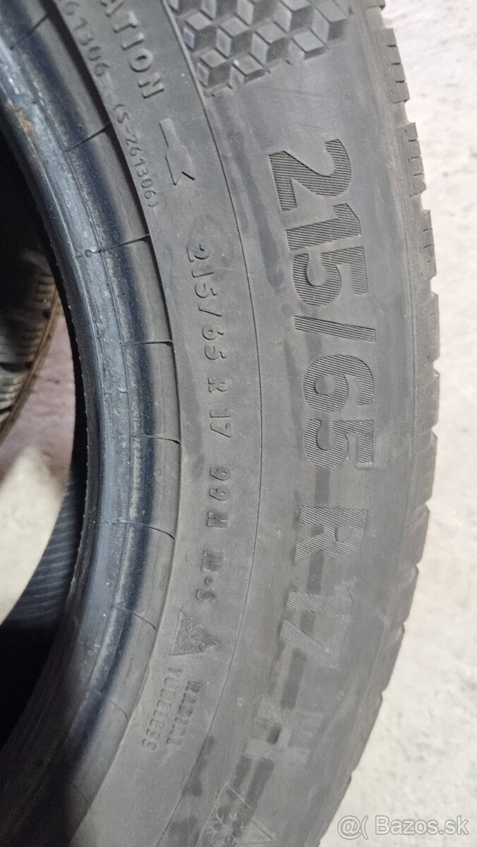 Zimne pneu 215/65 r16 99h continental - 2