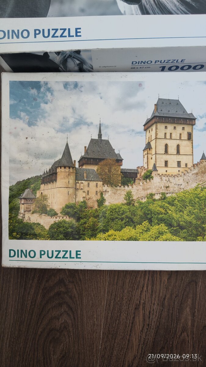 2x puzzle zamok a kone - 2
