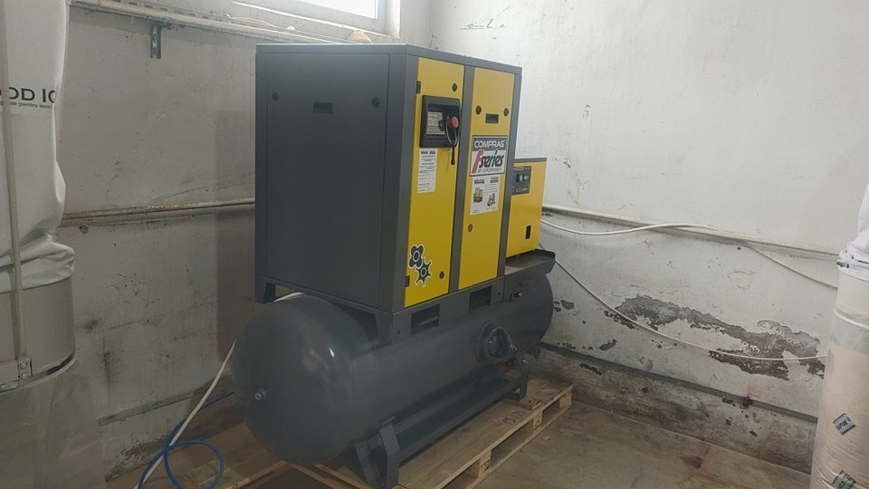 skrutkový kompresor COMPRAG F7 7,5 kW vyrobený v Nemecku - 2