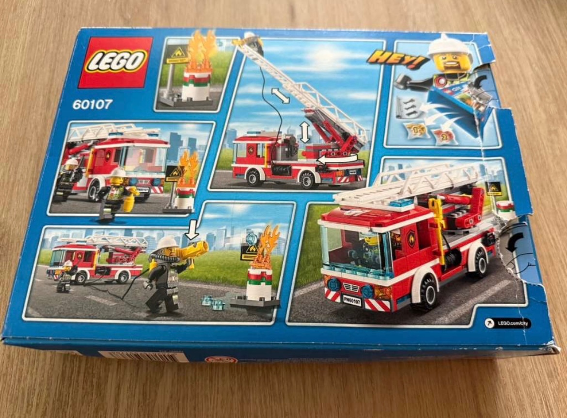 60107 Lego city - Hasičské auto - 2