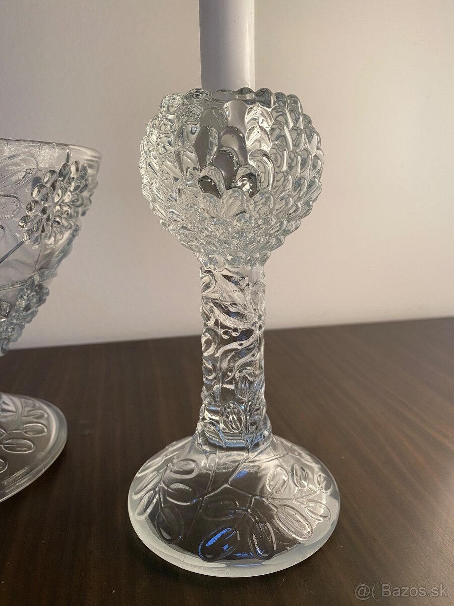 Zardiniera a svietnik. Sklo Union - 2