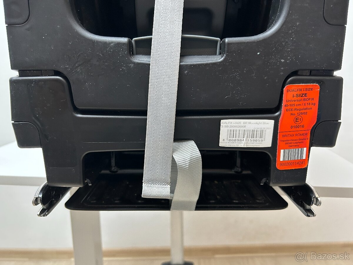 BRITAX Autosedačka Dualfix i-Size, Indigo Blue, 40-105cm - 2