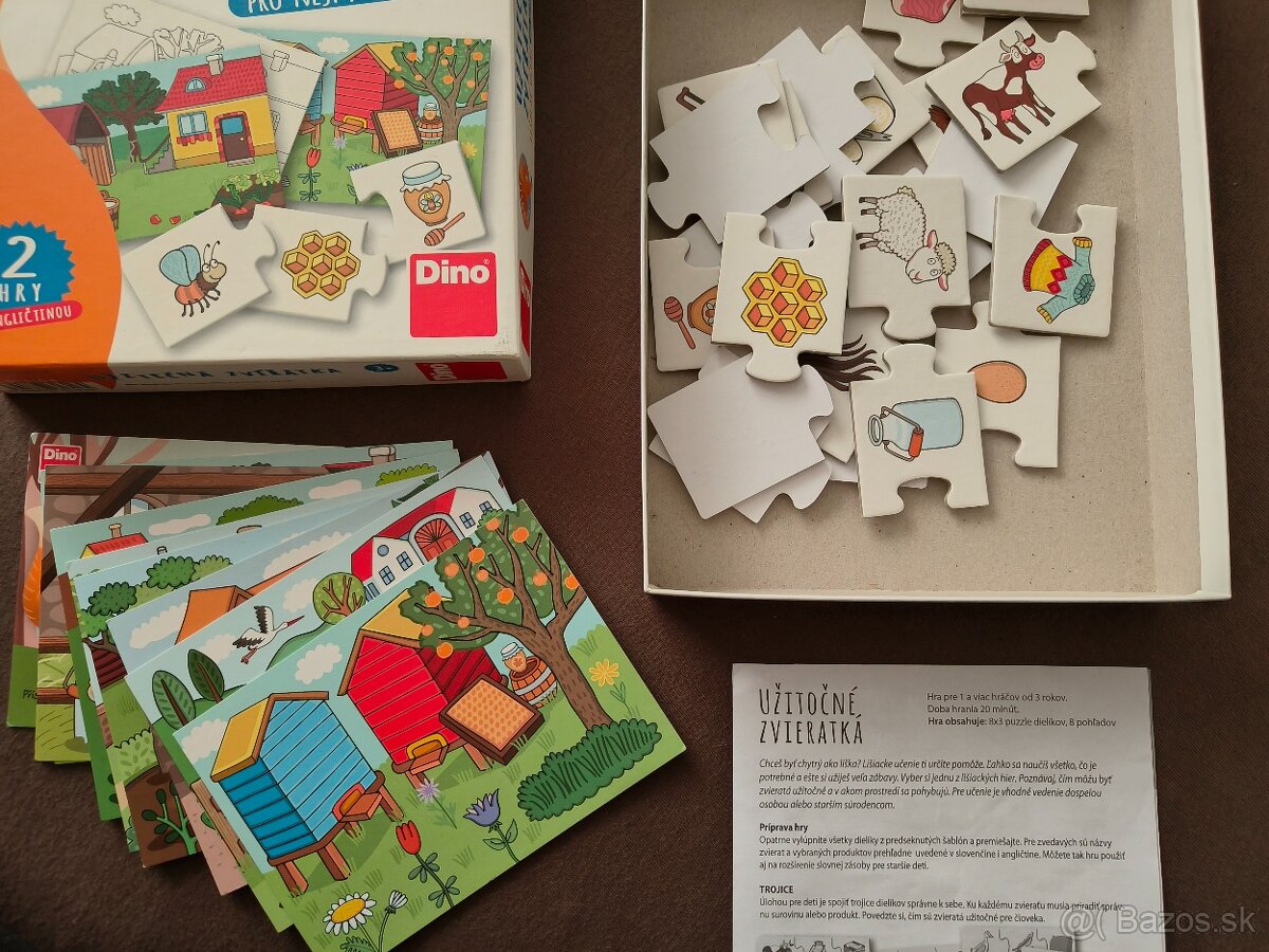 Puzzle Užitočné zvieratká - 2