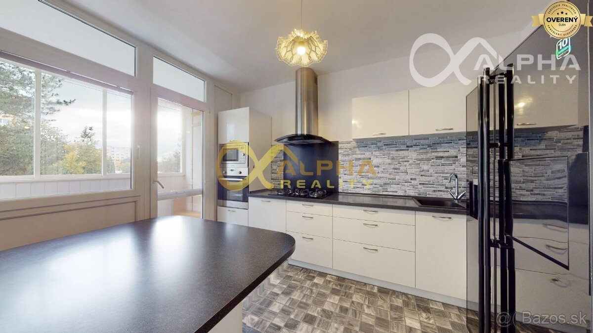 Prenájom: 4 izbový byt s loggiou, sídlisko Mier, Sp.N.Ves - 2