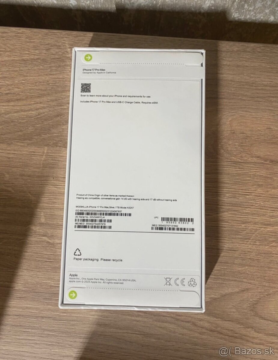 iPhone 17 Pro Max 1TB Strieborná, biela Nový, rozbalený len - 2