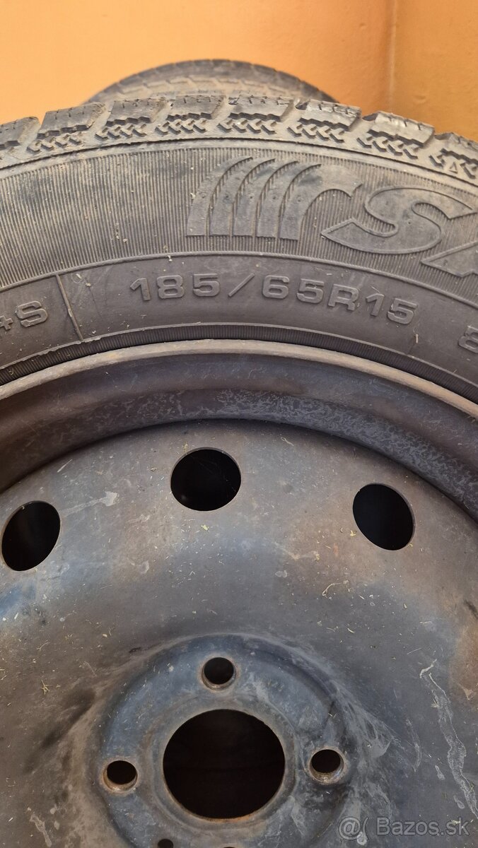 predám zimné pneumatiky na diskoch - 2