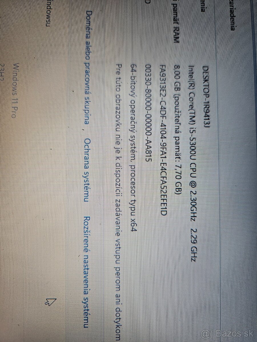 Lenovo Thinkpad T450 / Intel core i5 / SSD 512gb/8gb ram / W - 2