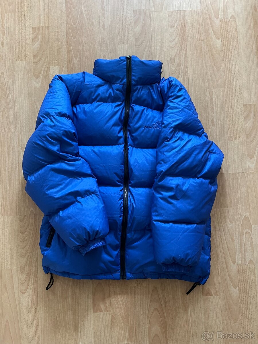 Modrá pánska páperová bunda - 2