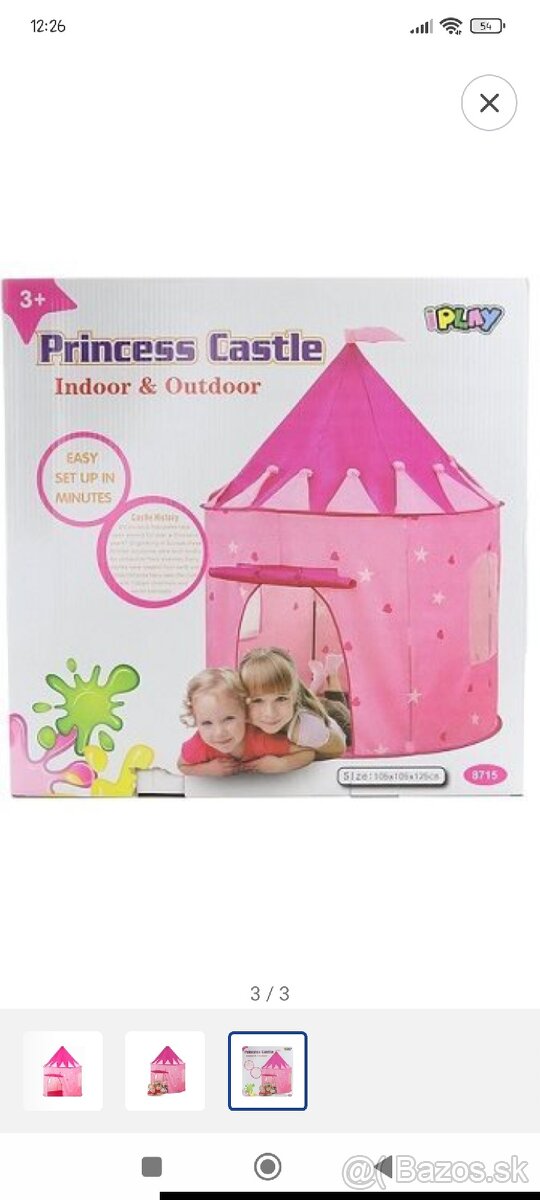 Dievčenský stan pre princezné 🥰 - 2
