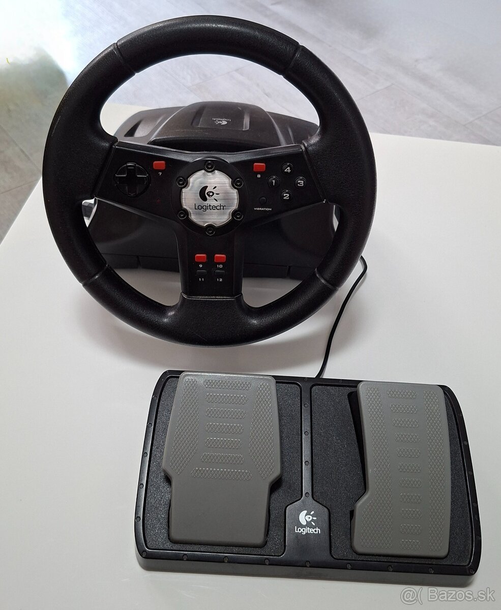 Herný volant logitech formula vibration feedback wheel - 2