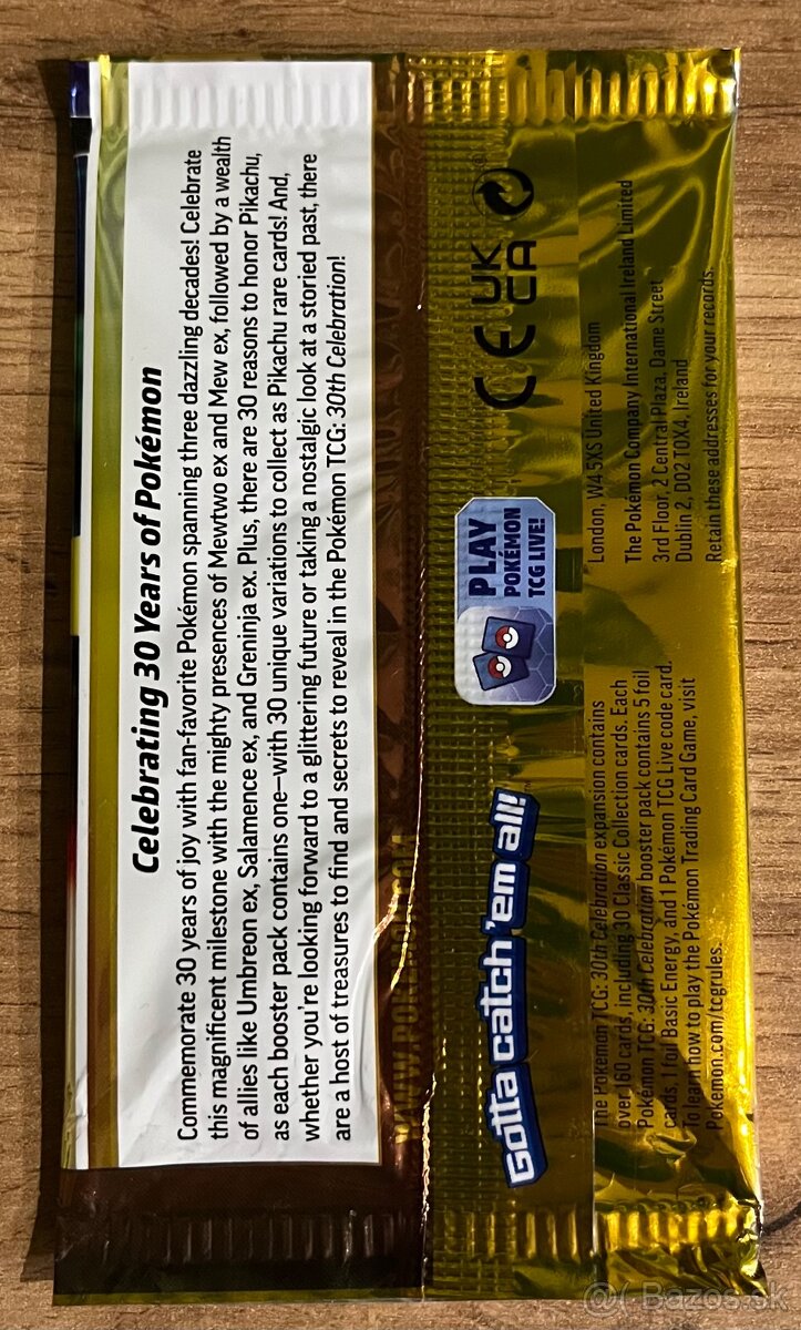 Pokémon 30th Celebration Booster Pack - 2
