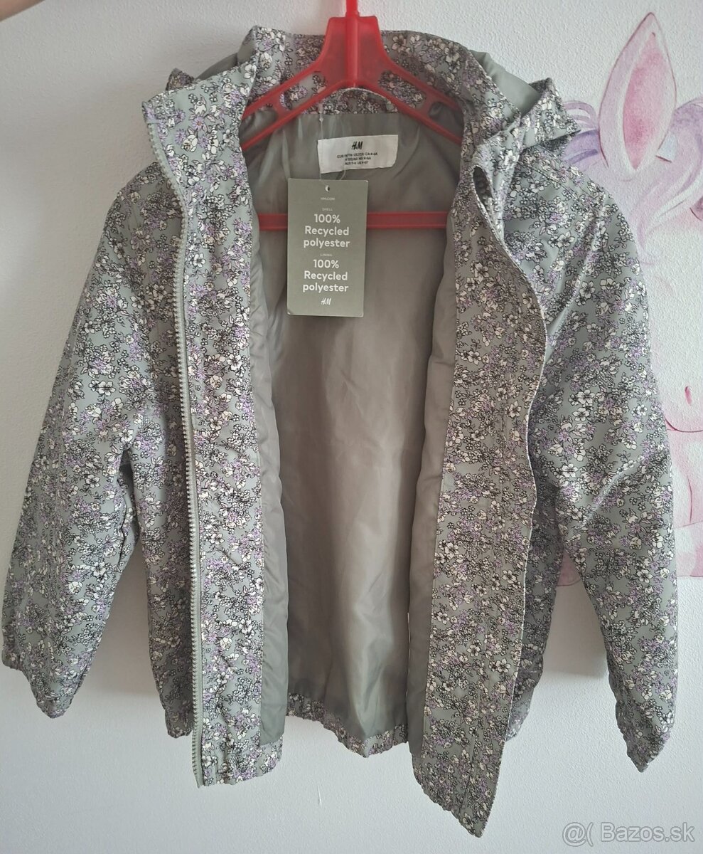 H&M prechodná bunda veľkosť 110/116 - 2