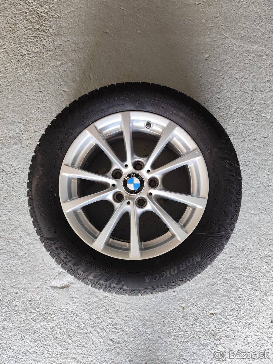 BMW disky 5x120 + Zimné pneumatiky 225/55 R16 s TPMS - 2