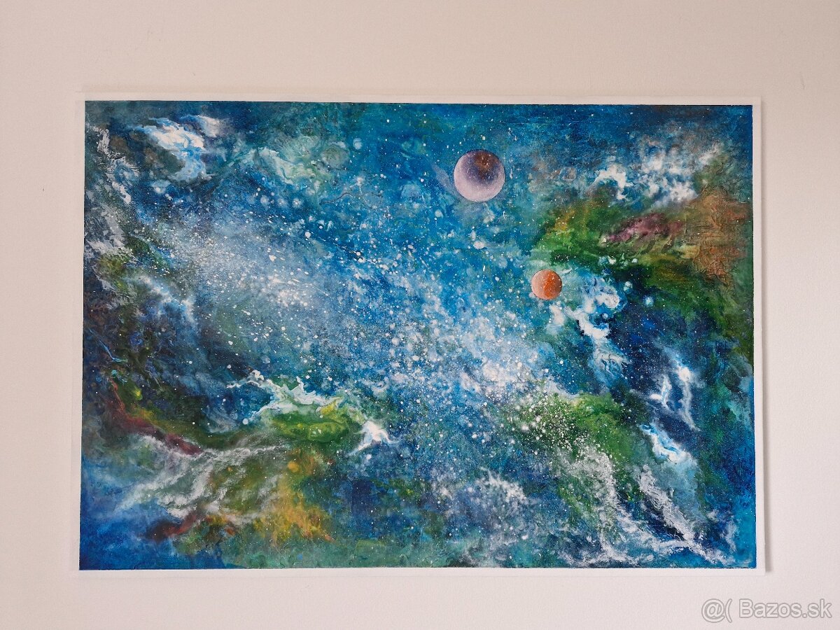 Abstraktny obraz 100x70cm N - 2