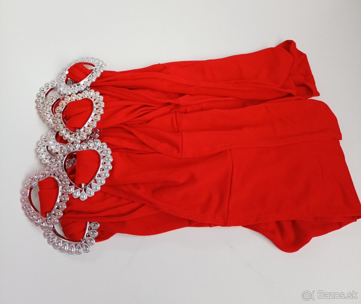 červené mašle na stoličky - 2