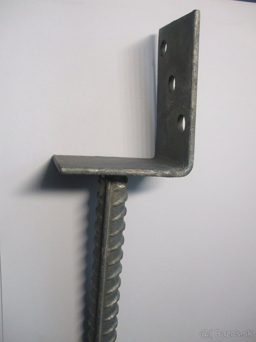 L na roxore = skryte kovanie pod konstrukciu do zeme, pozink - 2