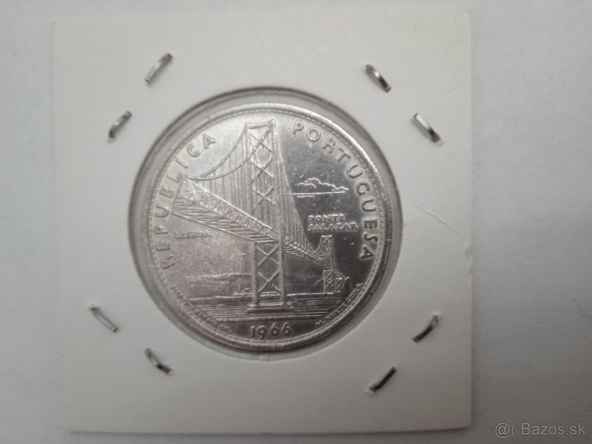 20 Escudos - Portugalsko ( Salazar Bridge ) - 2