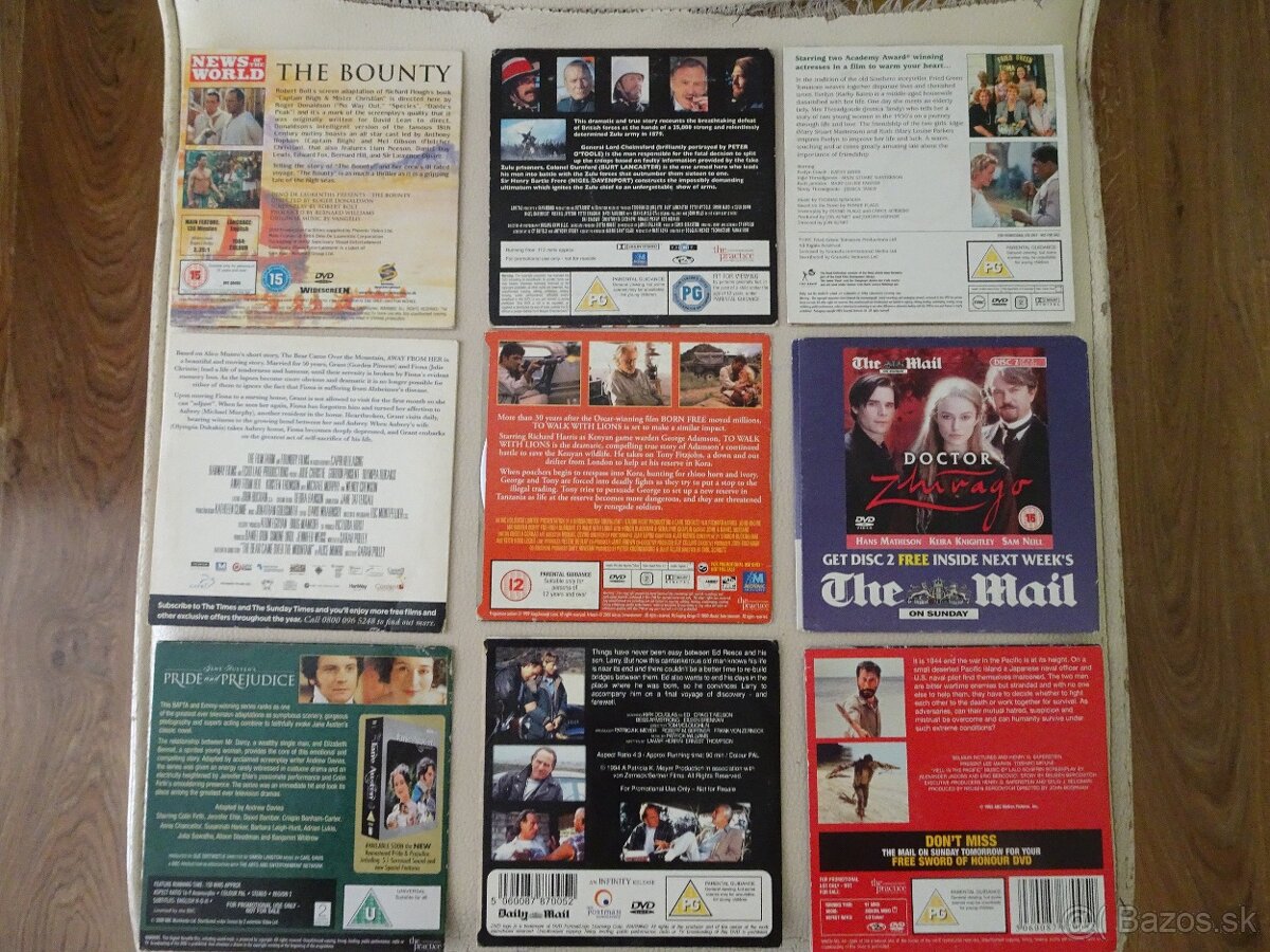 Predám sadu original anglických DVD dovezené z Anglicka - 2