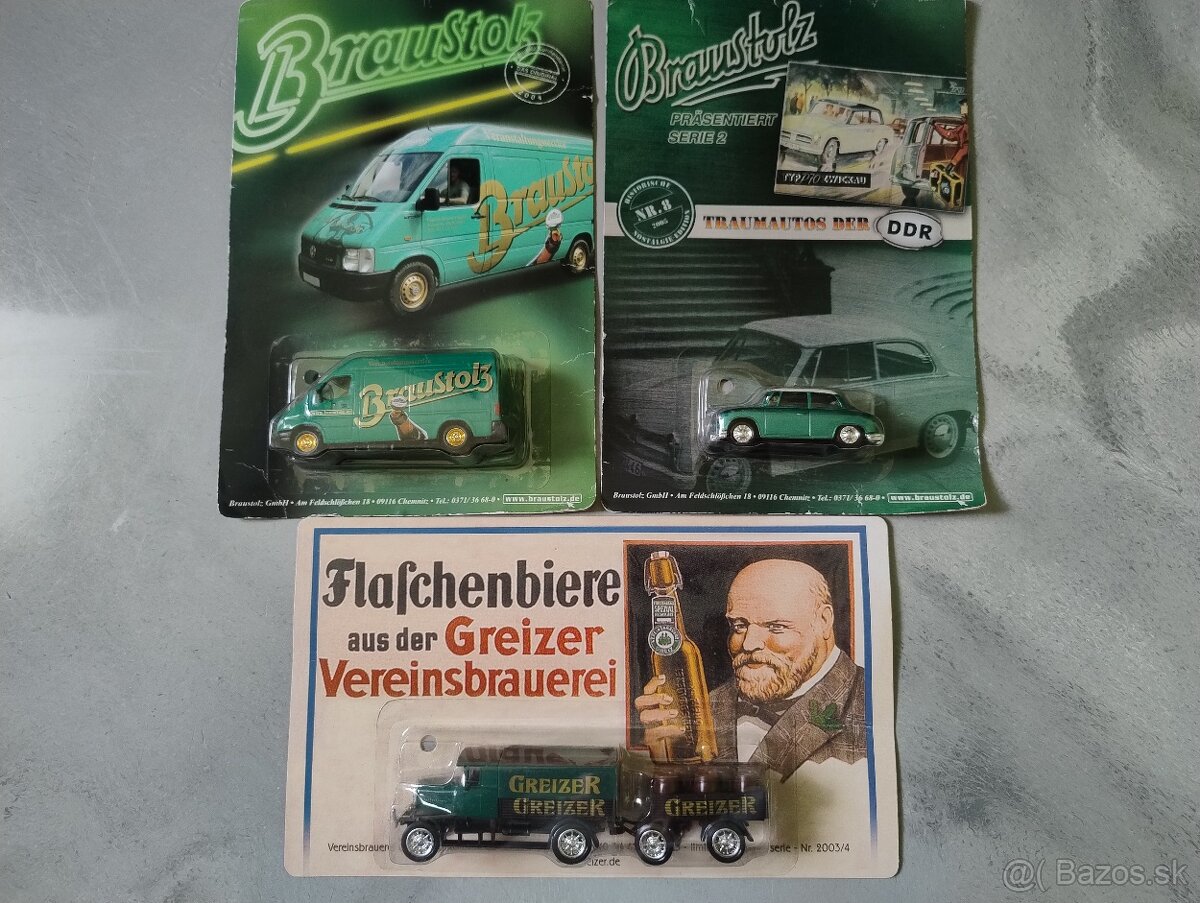 modely 1:72, 1:87, modely kamiónov - 2