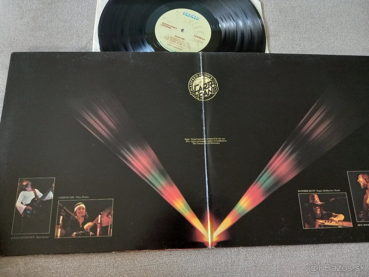 MANFRED MANN S EARTH BAND „Solar Fire“ /Bronze 1973/rozkl, - 2