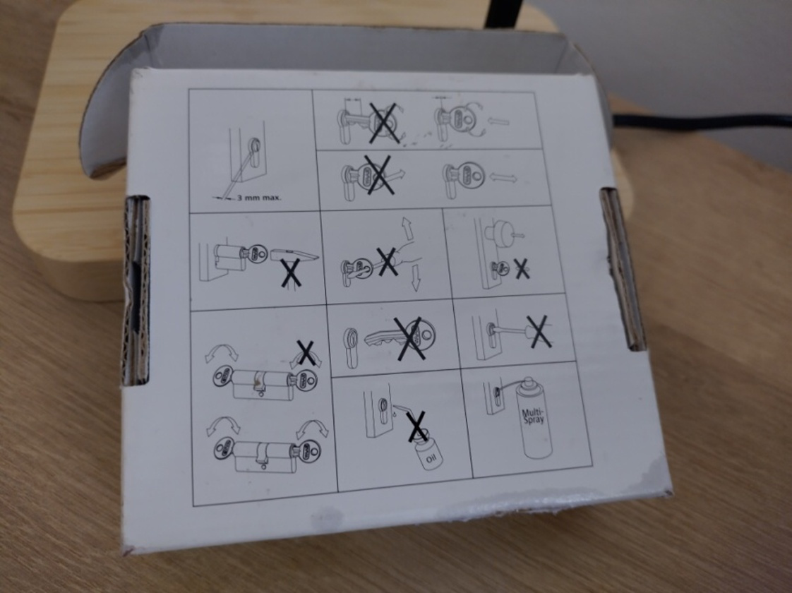 Bezpecnostna vlozka, zamka EVVA FPS - 2