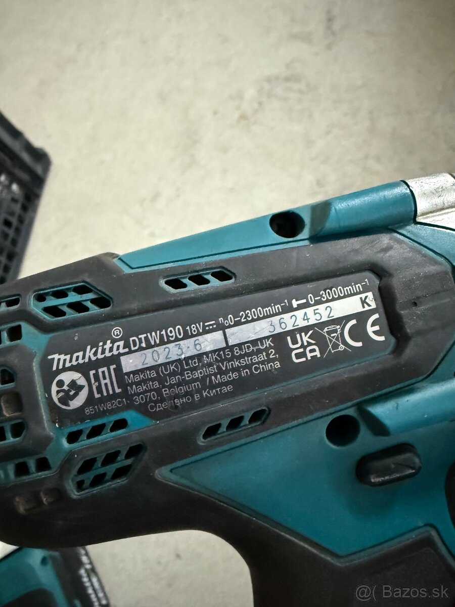 rázový uťahovač MAKITA 18V - 2