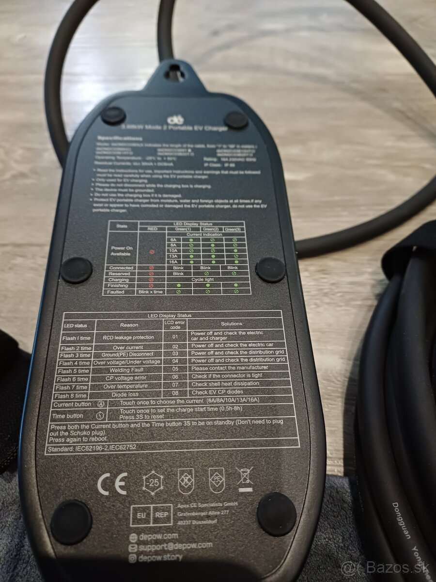 Nabijacka na elektromobil dé - 2