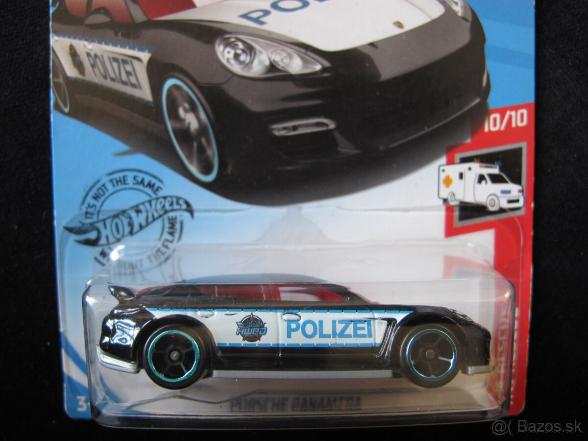 Hot Wheels Porsche Panamera Policajný - 2