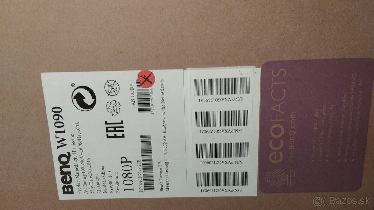 Predam projektor BenQ W1090 - 2