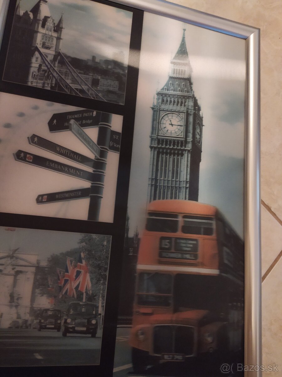 Obraz Londýn s 3D efektom - 2