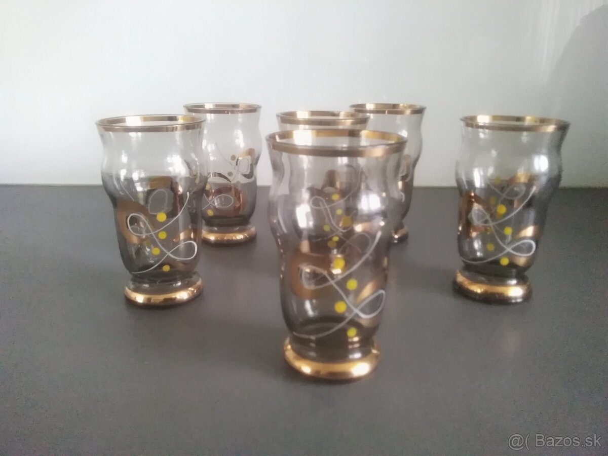 Retro poháre pohariky - 2