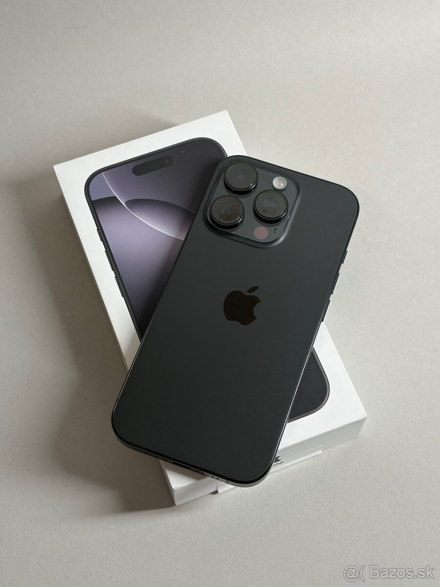 iPhone 16 Pro Black Titanium 256GB Stav - A - 2