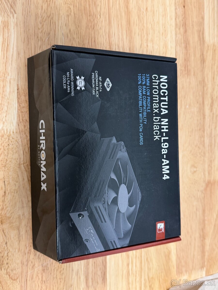 NOCTUA NH-L9a-AM4 low profile čierna (chromax) - 2