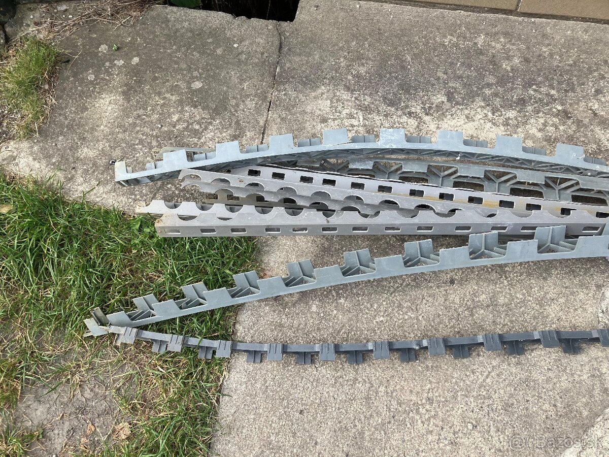 Upínacie listy pre podlahové kúrenie - 2