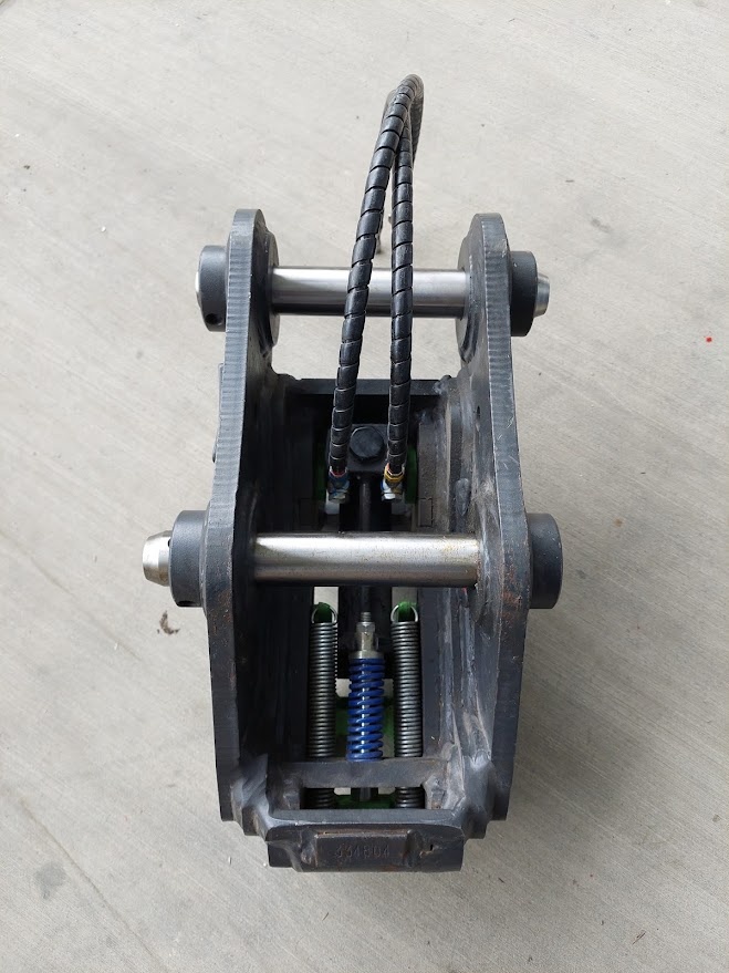 Hydraulický rýchloupinák na minibager + lyžica 30 cm 3T - 2