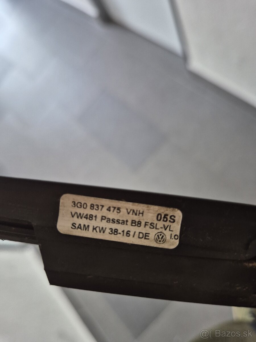 VW Passat B8 chromova okenná lišta dverí ĽP - 2