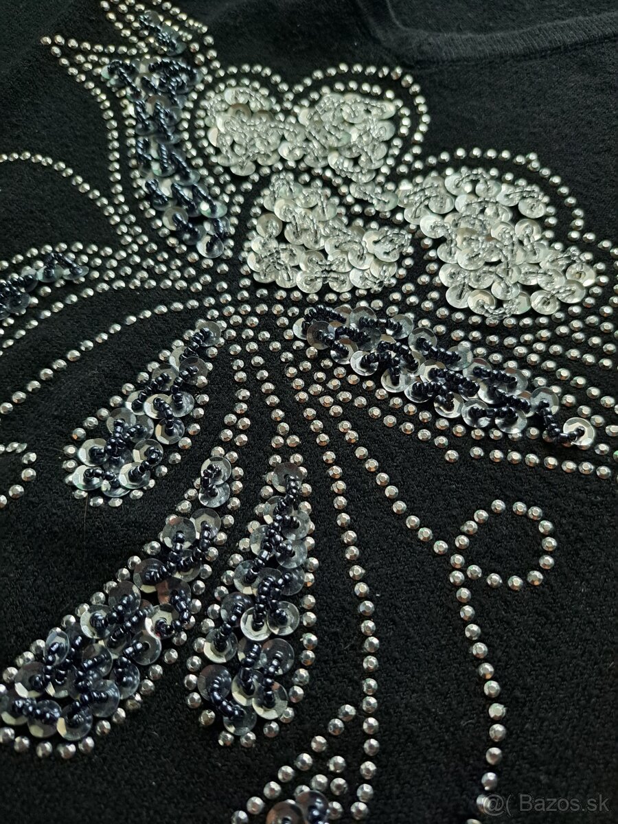 Čierny pulover L - 2