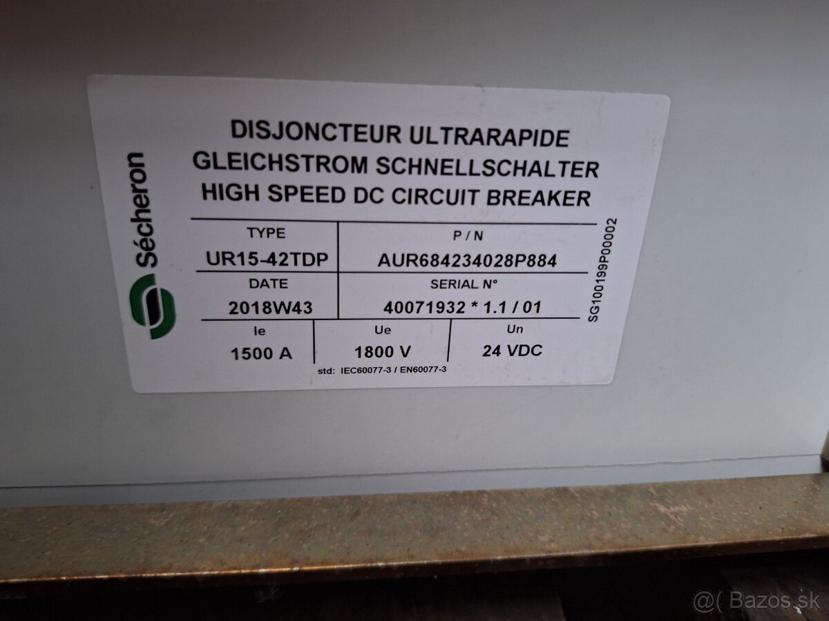 Vysokorychlostny DC istic Secheron - 2
