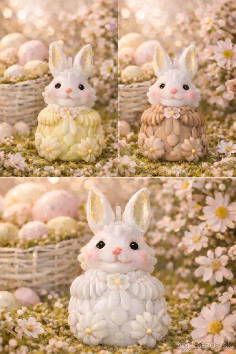 Zajacik- sojova sviecka - 2