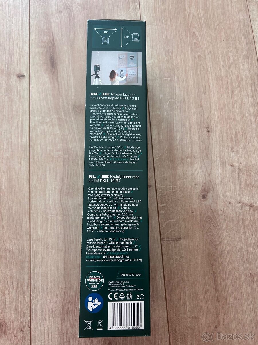 Krížový líniový laser so stativom - 2