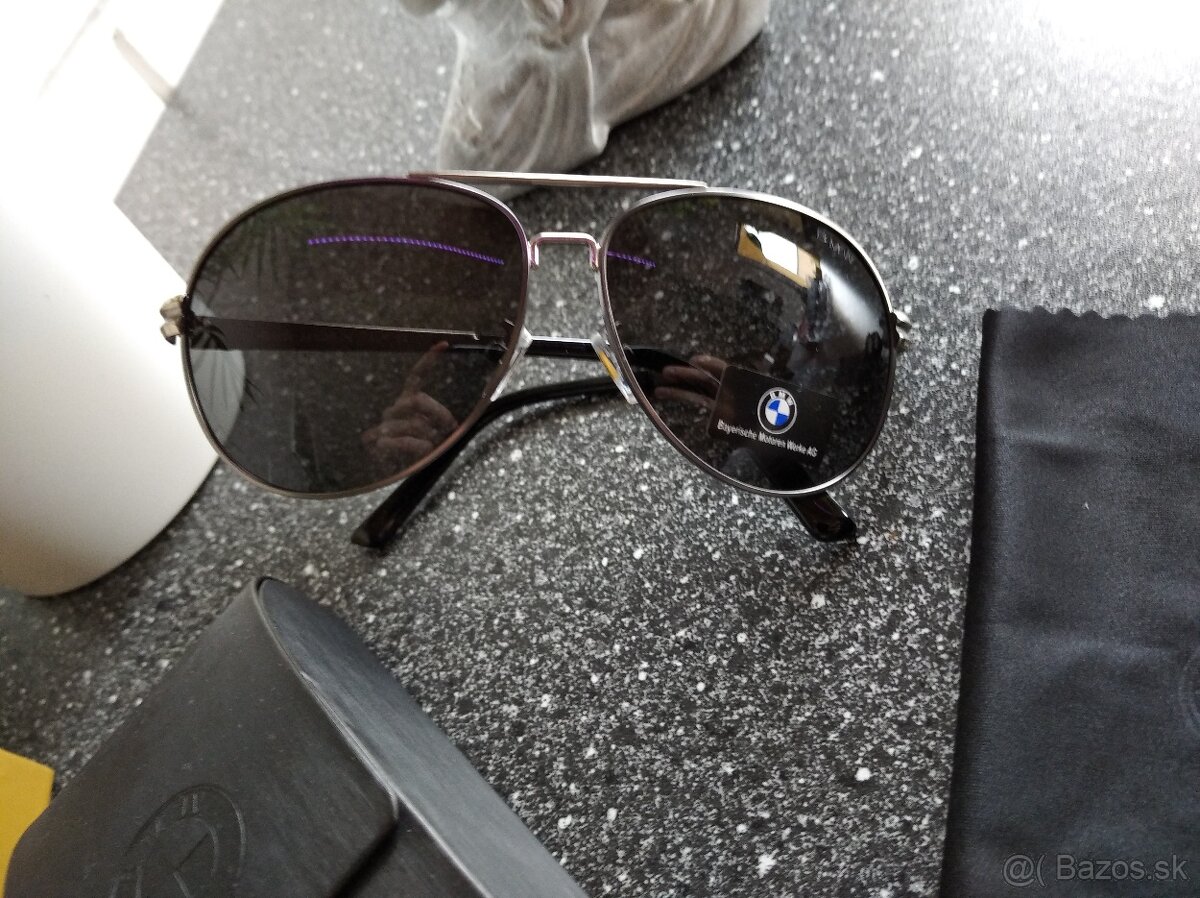 Brýle BMW Pilot style + krabička + příslušenství - 2
