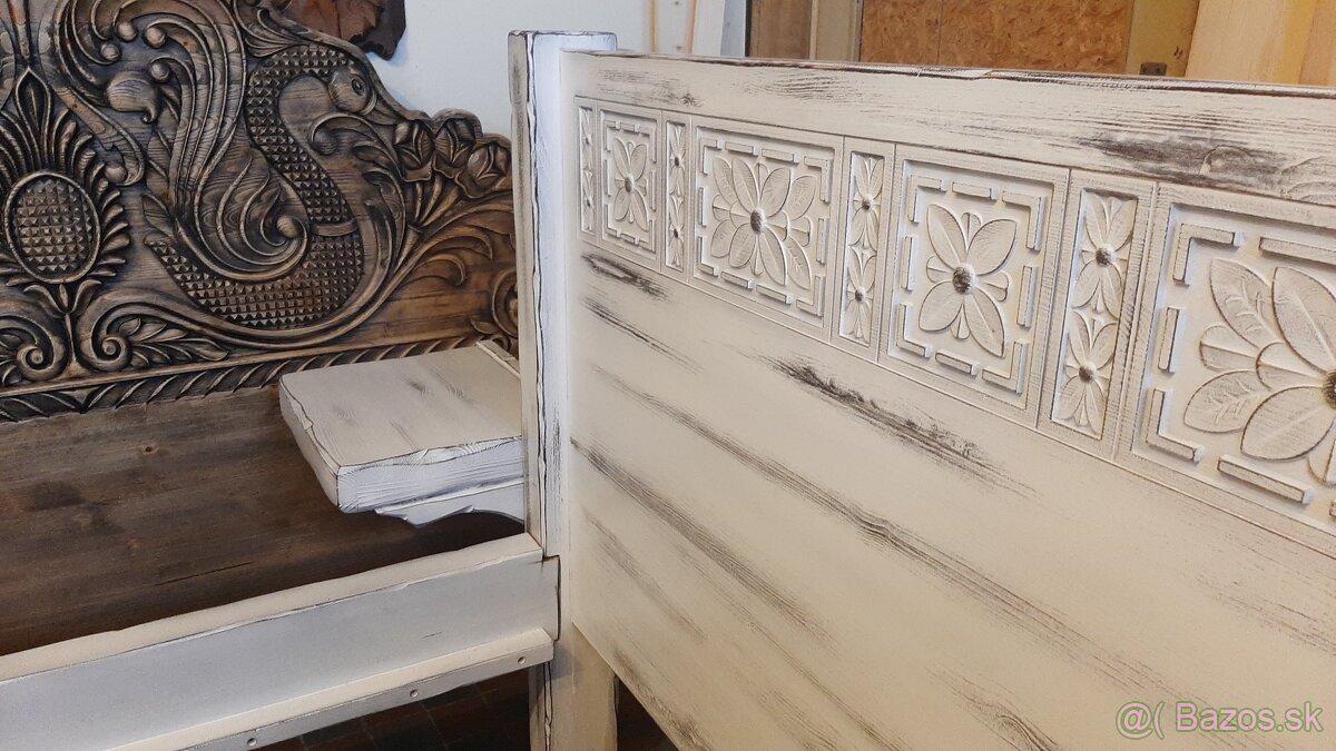 АKCIADrevená posteľ 140×200cm+2poličky1ך-45cm - 2